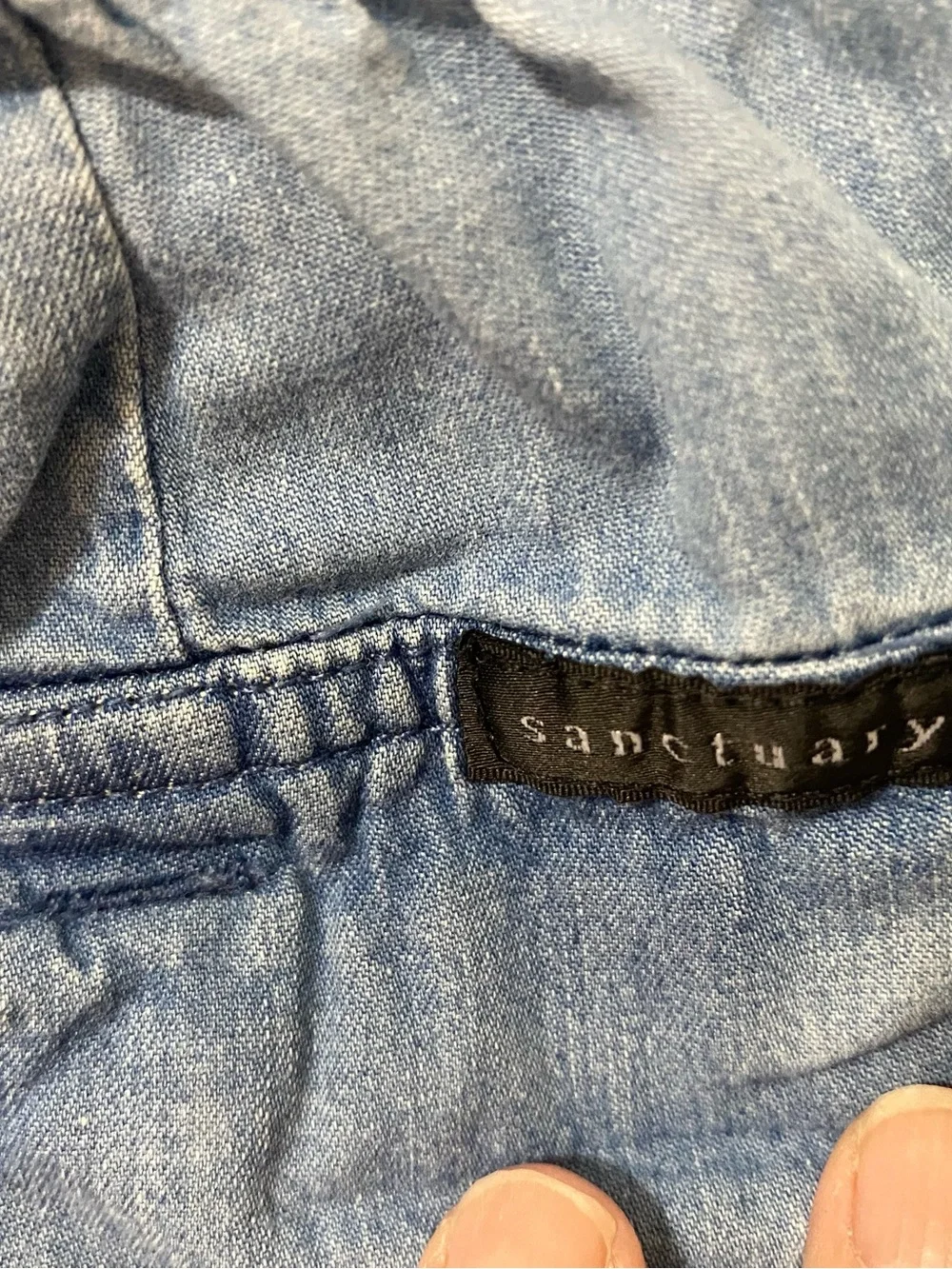 Sanctuary Light Blue Men's Cargo Jogger Jeans